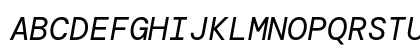 DM Mono Italic Uppercase Preview