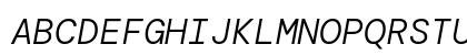 DM Mono Light Italic Uppercase Preview