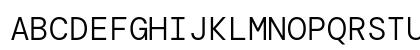 DM Mono Light Regular Uppercase Preview