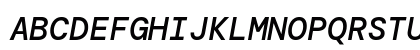 DM Mono Medium Italic Uppercase Preview