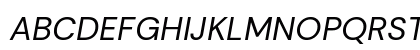 DM Sans Italic Preview