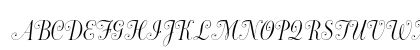 Dorchester Script MT Std Regular Uppercase Preview