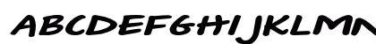 Dorolla Extra-expanded Italic Preview