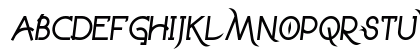 Drakoheart Leiend Bold Italic Uppercase Preview