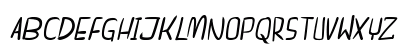 dreamgirl's dream Italic Uppercase Preview