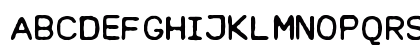 Dresden Elektronik Regular Uppercase Preview