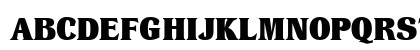 Dressel Black Regular Uppercase Preview