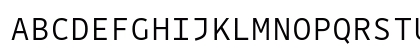 Drive Mono Light Regular Uppercase Preview