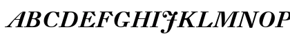 DTL Fleischmann Medium Italic Uppercase Preview