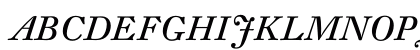DTL Fleischmann T Italic Preview