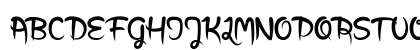 Dust &amp; Blast Regular Uppercase Preview