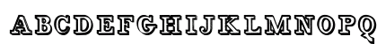 Egidia Regular Uppercase Preview