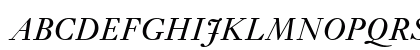 Ehrhardt MT Std Italic Uppercase Preview