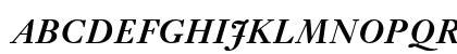 Ehrhardt MT Std Semibold Italic Uppercase Preview