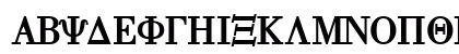 EisagoGreekSSK Bold Uppercase Preview