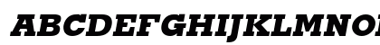 ElderBlack Oblique Uppercase Preview