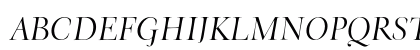EldoradoLight Italic Uppercase Preview
