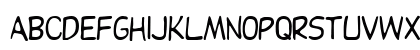 Eliza Normal Uppercase Preview