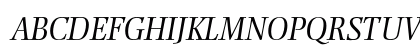 Ellington MT Std Light Italic Preview