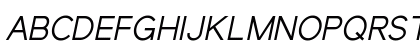 Elliot Sans RegularItalic Uppercase Preview