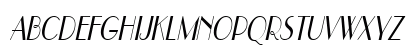 ElyseeCondensed Italic Uppercase Preview