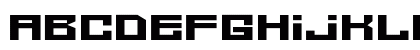 Entoba Extra-expanded Regular Uppercase Preview