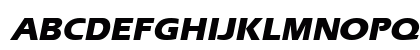 EraserBlack Oblique Uppercase Preview