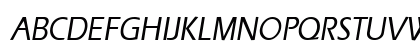EraserThin Oblique Uppercase Preview