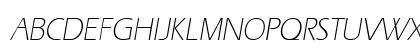 EraserThinLight Oblique Uppercase Preview