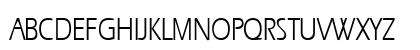ErgoeCondensed Regular Uppercase Preview