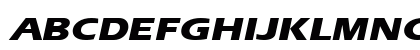 ErgoeExtraboldExpanded Italic Preview