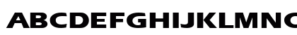 ErgoeExtraboldExpanded Regular Uppercase Preview