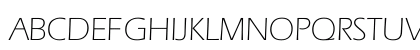 ErieLight Regular Uppercase Preview