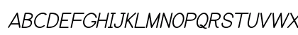 Erodom Bold Italic Uppercase Preview