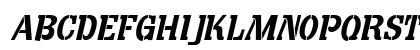 Escudo Oblique Uppercase Preview