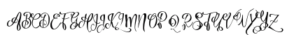 Eszty Script Demo Uppercase Preview