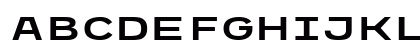 ETC Trispace ExtraBold Extended Uppercase Preview