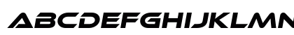 Ethnocentric Italic Uppercase Preview