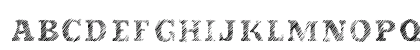 Evanescente Regular Uppercase Preview