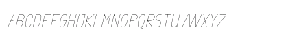 Exacta Light-Italic Uppercase Preview