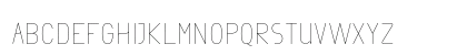 Exacta Light Uppercase Preview