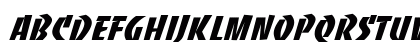 Exciter Oblique Uppercase Preview