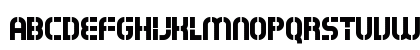 Exostencil Regular Uppercase Preview