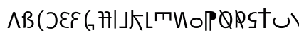 F2FMetamorfosi LT Std Regular Uppercase Preview