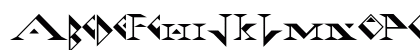 Fadgod Regular Uppercase Preview