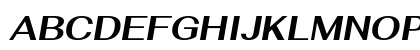Fahkwang Bold Italic Uppercase Preview