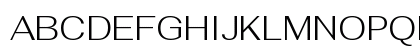 Fahkwang Light Uppercase Preview