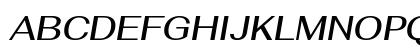 Fahkwang Medium Italic Uppercase Preview