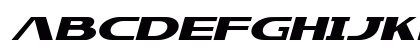 Falkencrest Expanded Italic Preview
