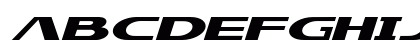 Falkencrest Extra-expanded Italic Preview